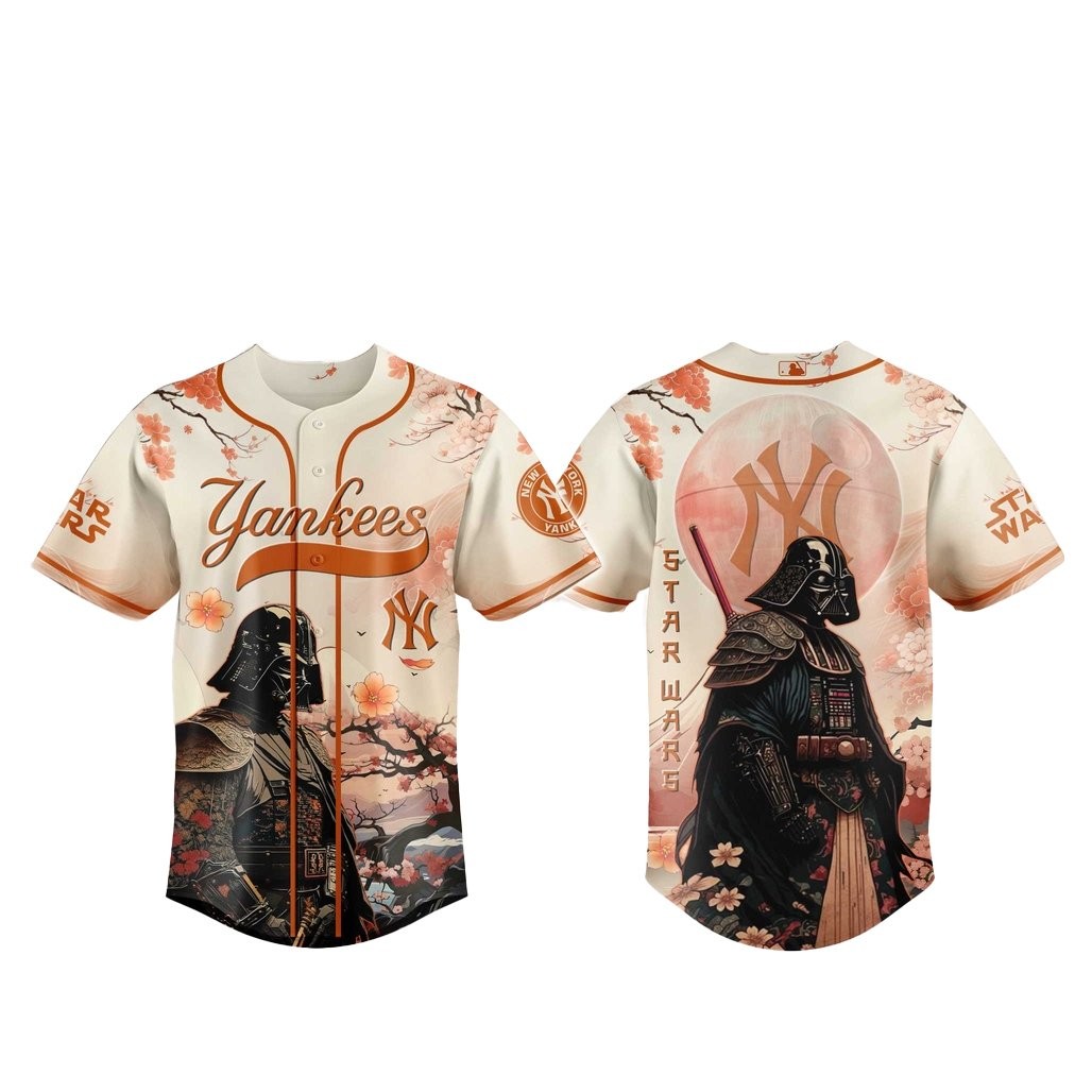 New York Yankees x Star Wars Cherry Blossom 2026 Baseball Jersey
