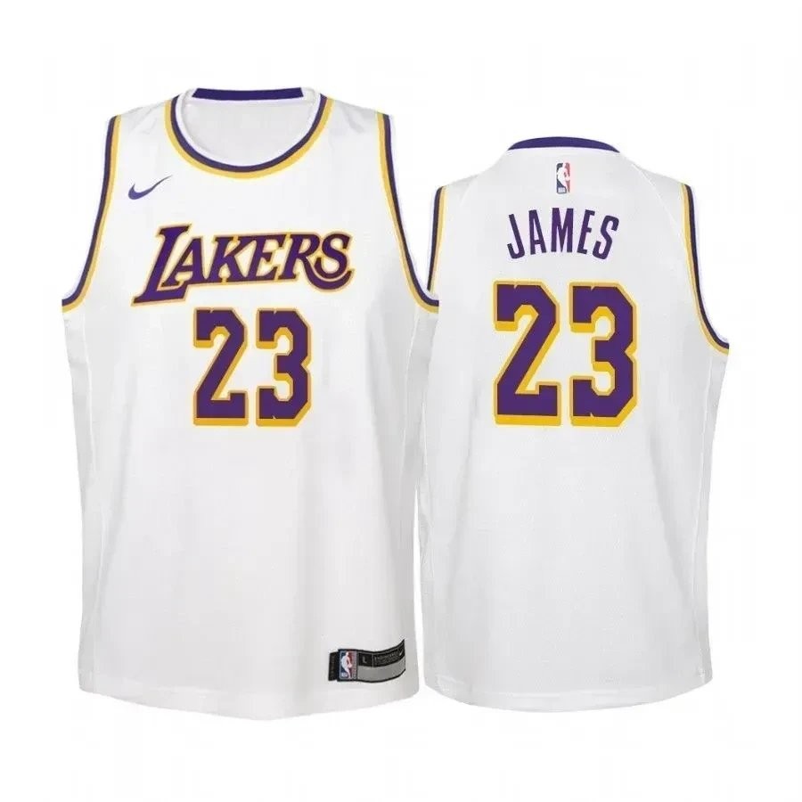 Youth Los Angeles Lakers LeBron James #23 Association Jersey - Unisex Multicolor