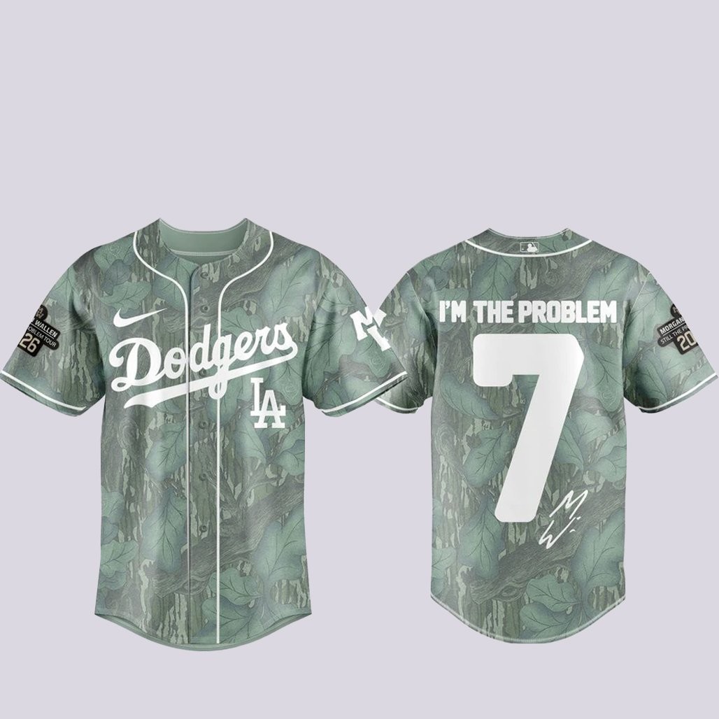 Los Angeles Dodgers x Morgan Wallen Still Problem Tour Baseball Jersey
