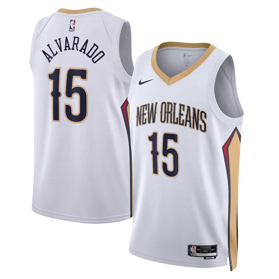 Jose Alvarado 15 New Orleans Pelicans Unisex Swingman Jersey Association Edition White
