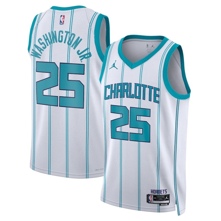 P.J. Washington Jr. 25 Charlotte Hornets Unisex Swingman Jersey Association Edition White