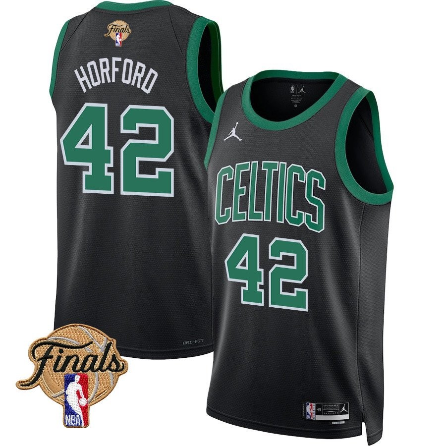 Al Horford 42 Boston Celtics 2024 Finals Patch Swingman Jersey Statement Edition Black