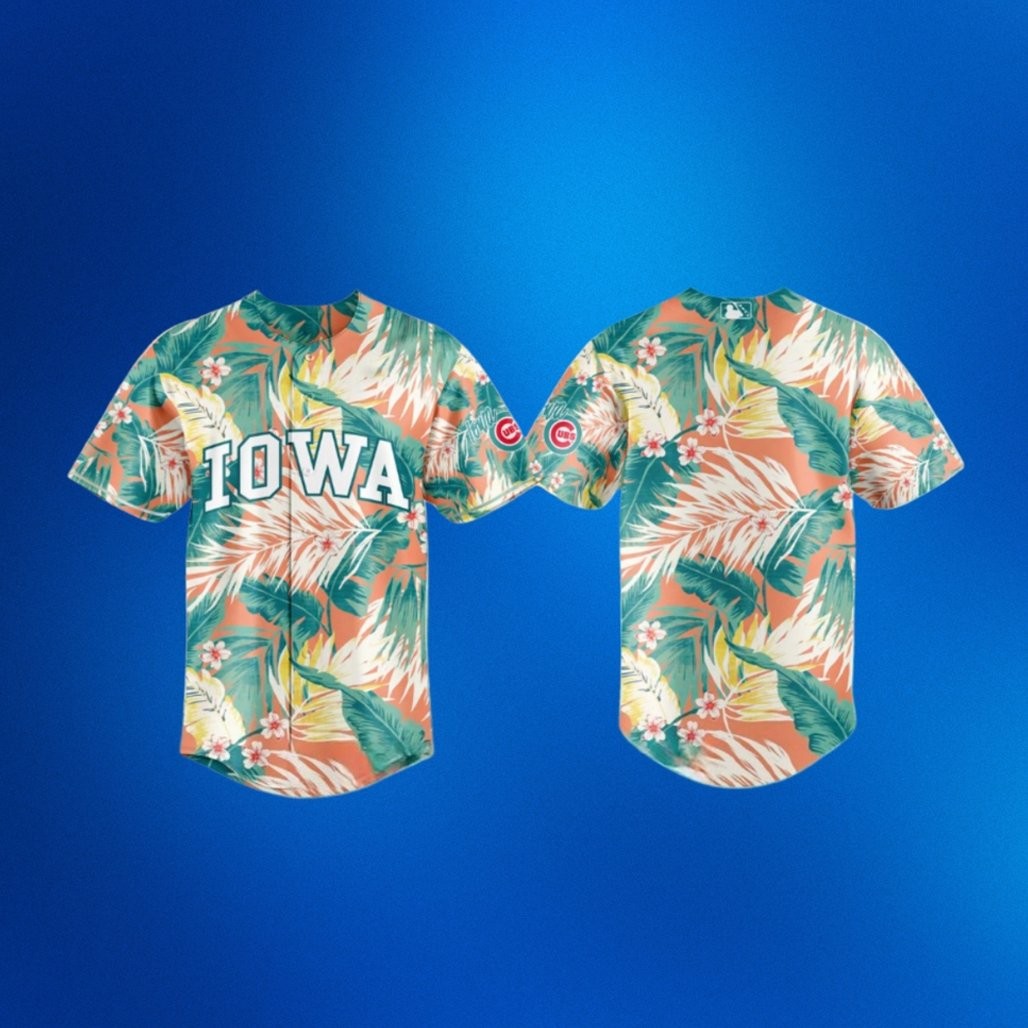 Iowa Cubs Margaritaville Hawaiian Night 2026 Baseball Jersey