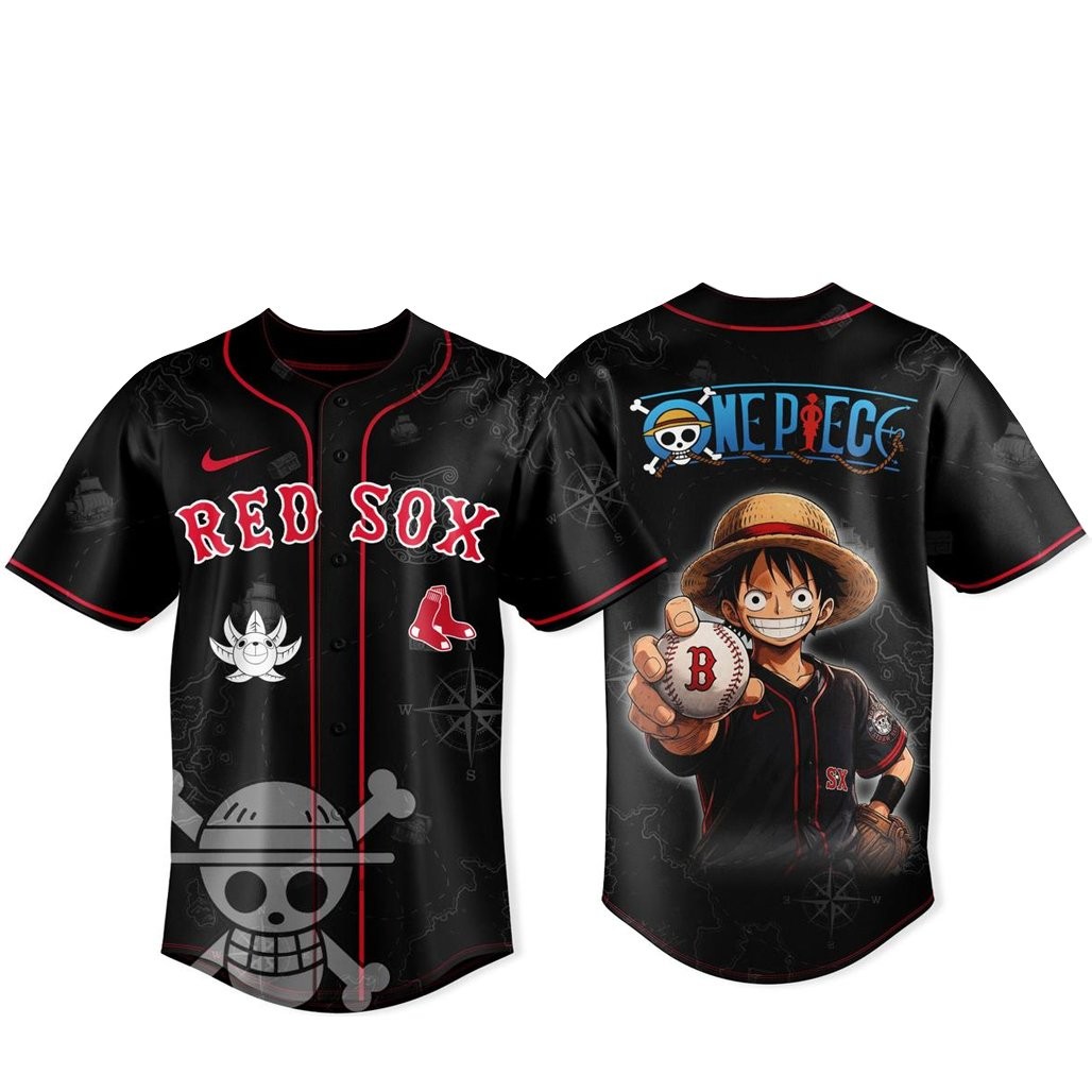 Boston Red Sox x One Piece Night 2026 Baseball Jersey Version 1