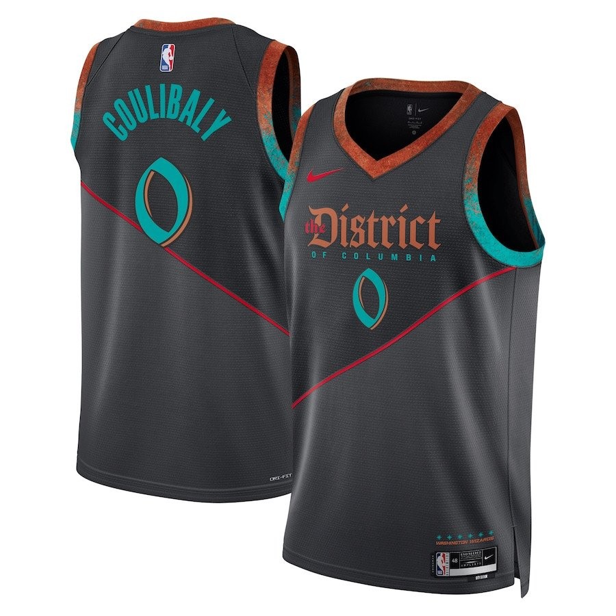 Bilal Coulibaly Washington Wizards 2023/24 City Edition Swingman Jersey Black