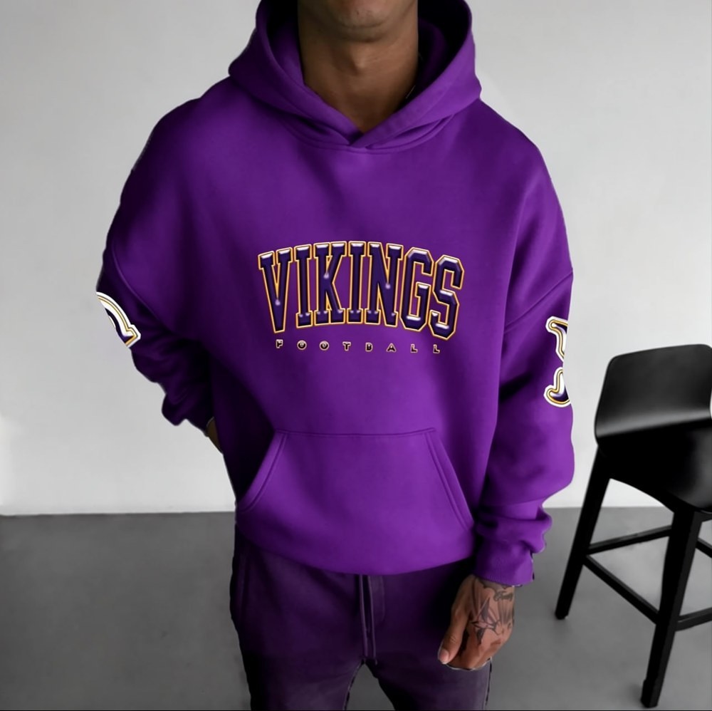Musemora - Men's Minnesota Vikings Hoodie - Football