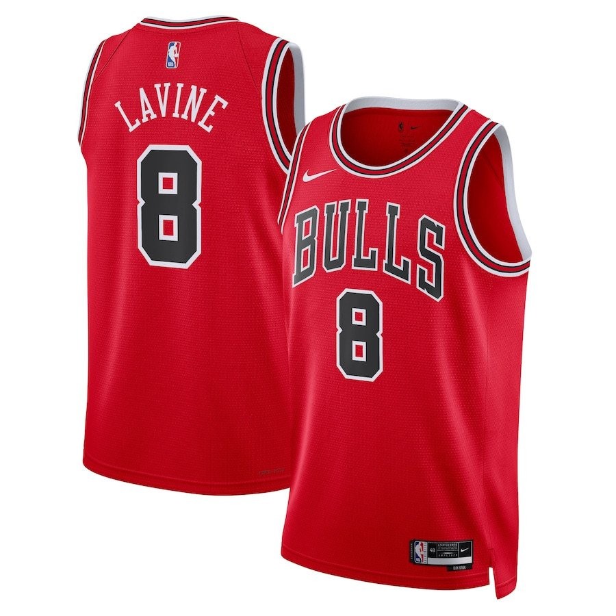 Zach Lavine 8 Chicago Bulls Unisex Swingman Jersey Icon Edition Red