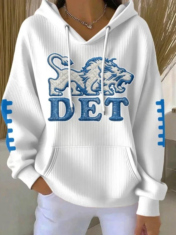 Musemora - Unisex Detroit Lions Hoodie - Game Day Football