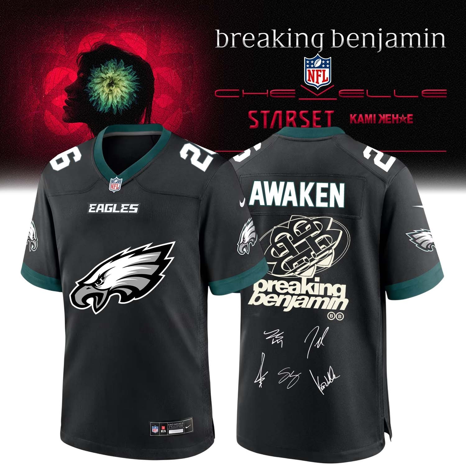 Musemora - Unisex Philadelphia Eagles Jersey
