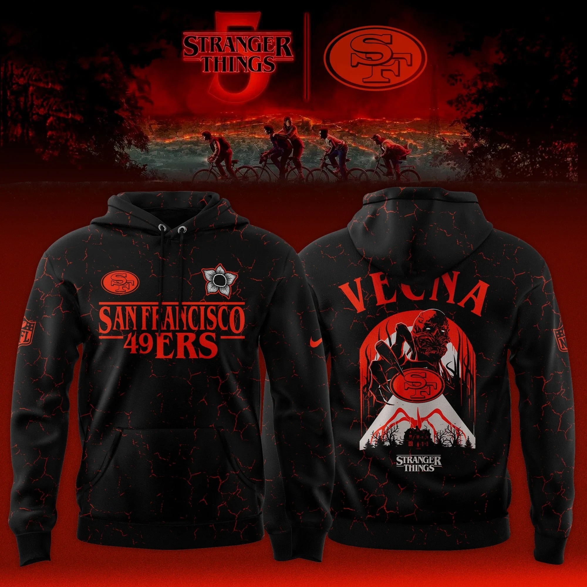 Musemora - Unisex San Francisco 49ers Hoodie - Fan Gear