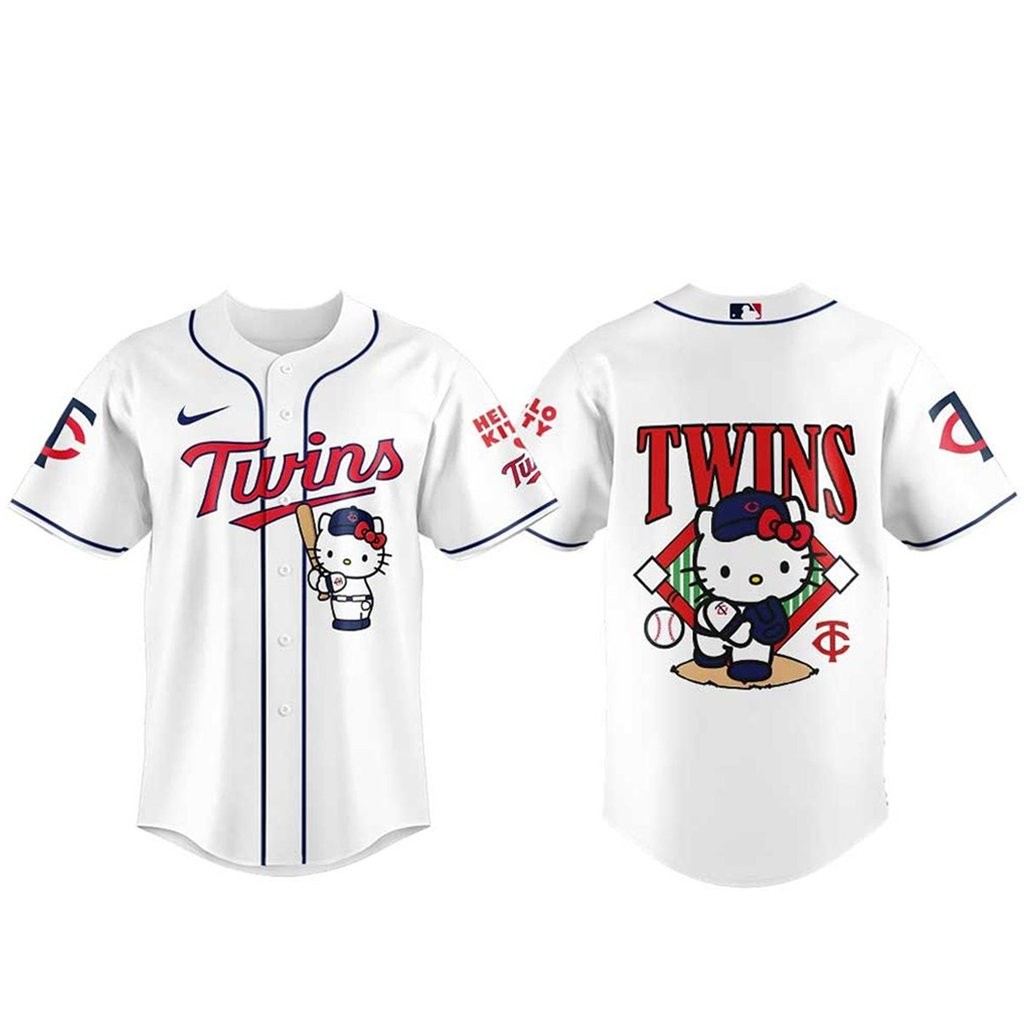 Minnesota Twins x Hello Kitty Day 2026 Baseball Jersey