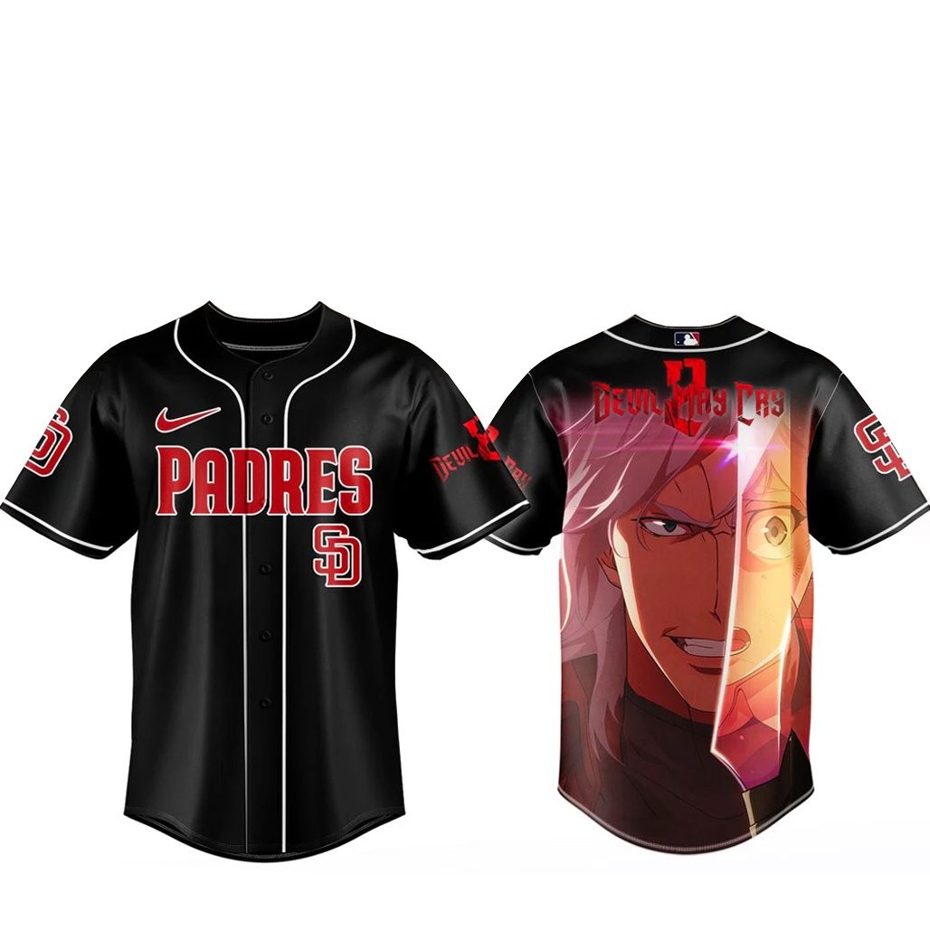 San Diego Padres x Devil May Cry 2 Baseball Jersey
