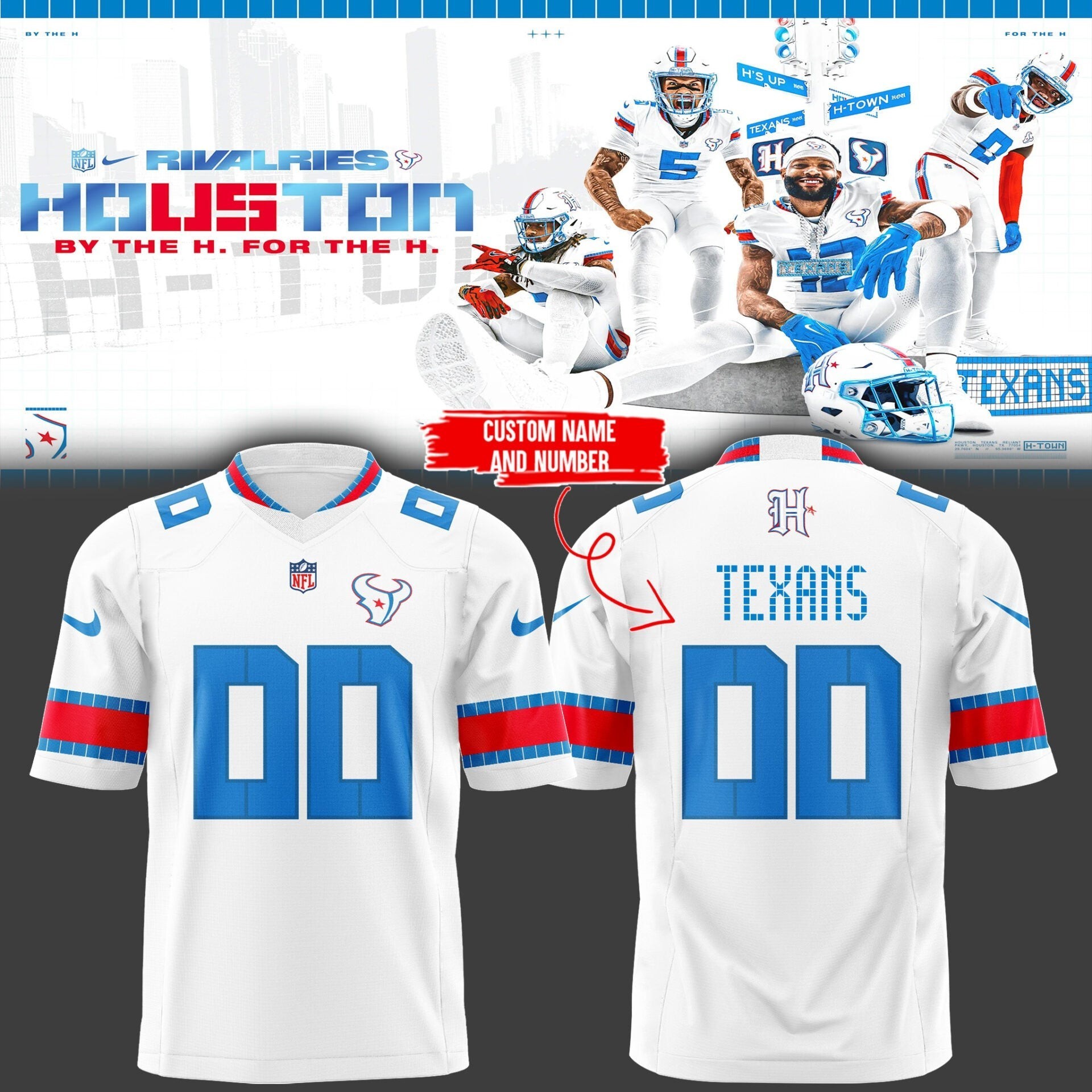 Musemora - Unisex Houston Texans Jersey - Football