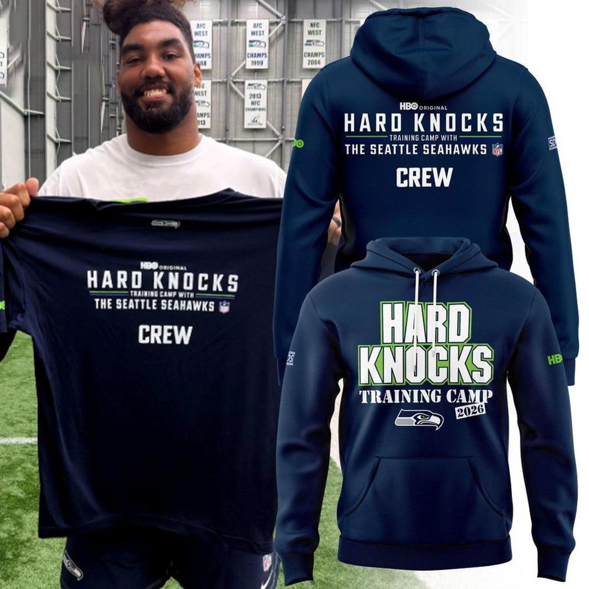 Musemora - Men's Seattle Seahawks Hoodie