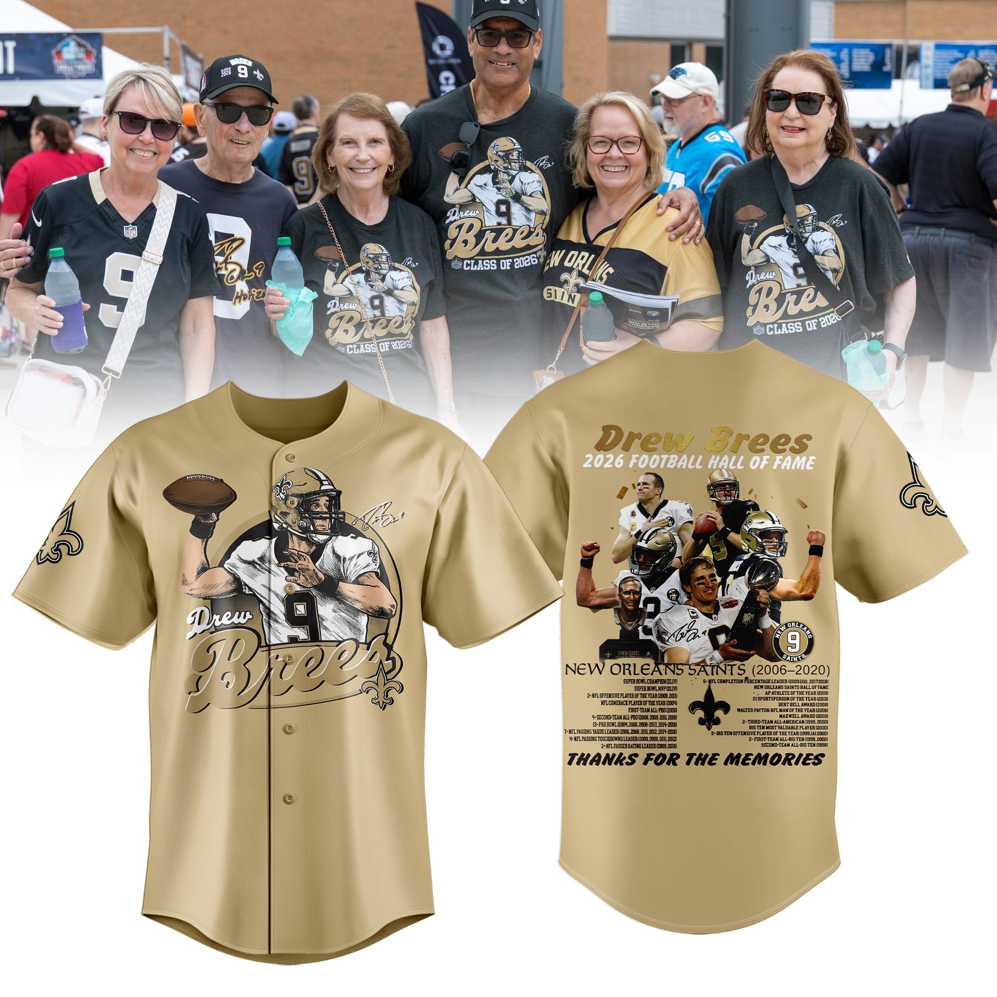 Musemora - Unisex New Orleans Saints Jersey - Game Day Football