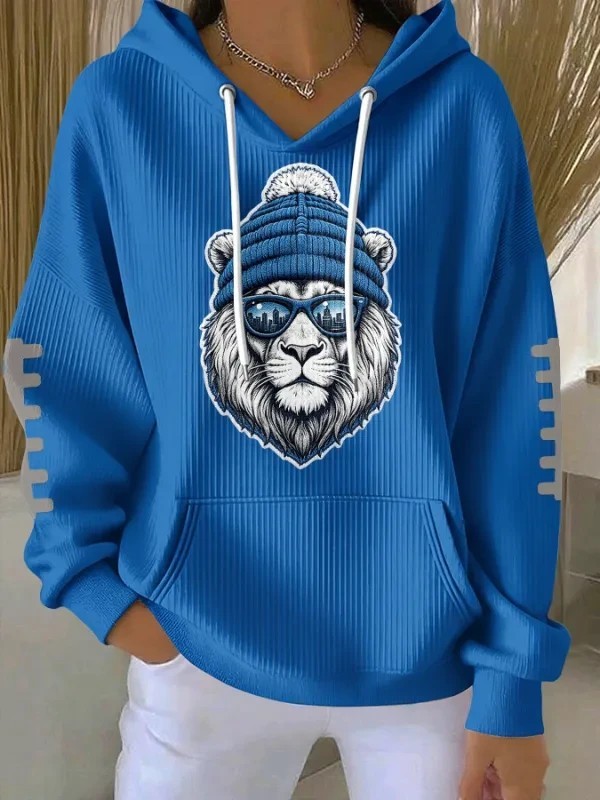 Musemora - Unisex Detroit Lions Hoodie - Game Day Football