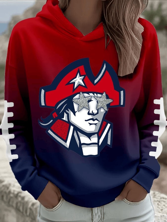 Musemora - Women's New England Patriots Hoodie