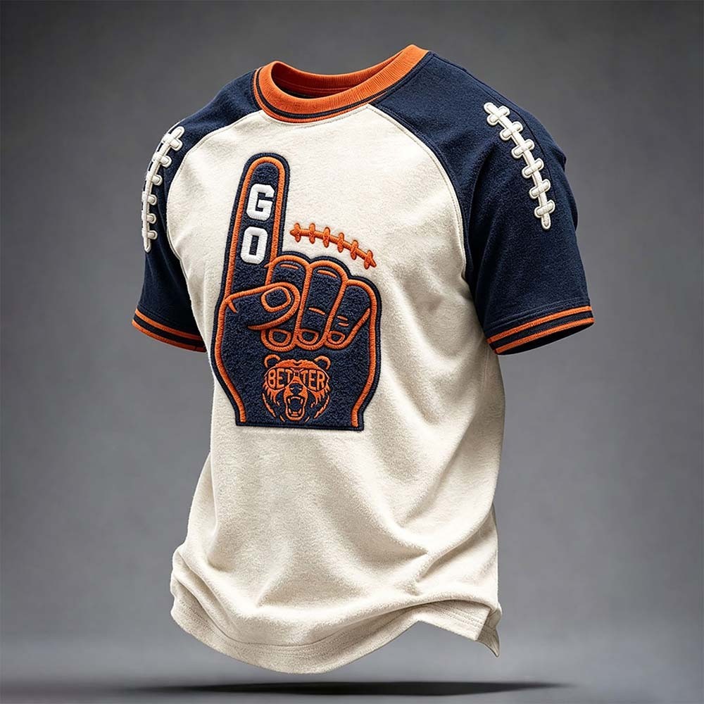 Musemora - Unisex Chicago Bears T-Shirt - Game Day Football