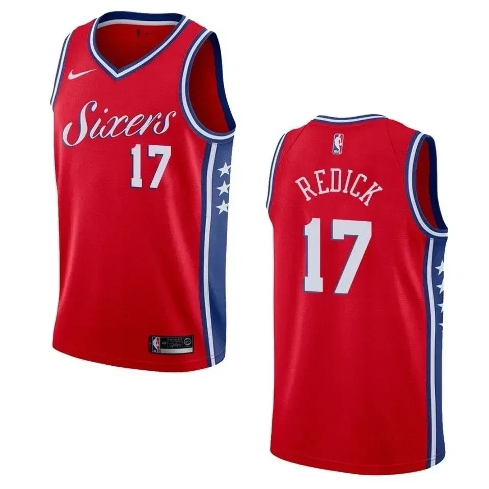 Men's Philadelphia 76ers J.J. Redick #17 Statement Swingman Jersey Red