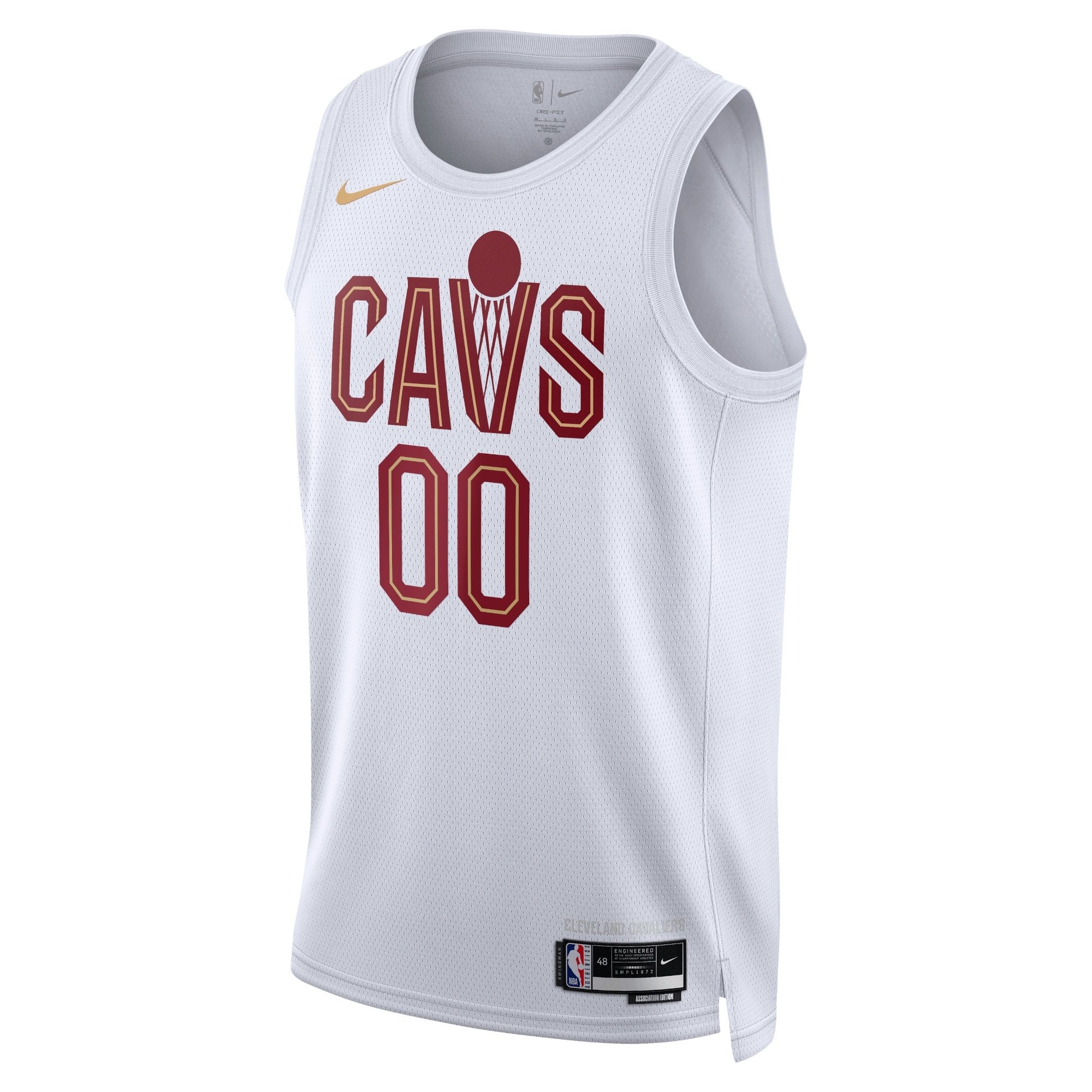 Cleveland Cavaliers Association Swingman Custom Jersey Unisex Multicolor