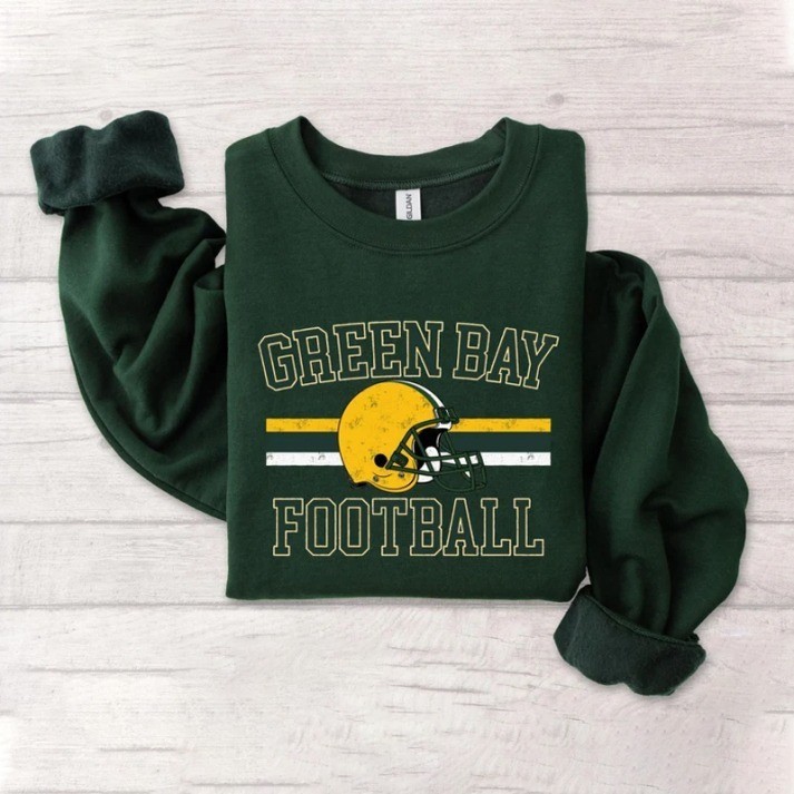 Musemora - Unisex Green Bay Packers Sweatshirt - Football