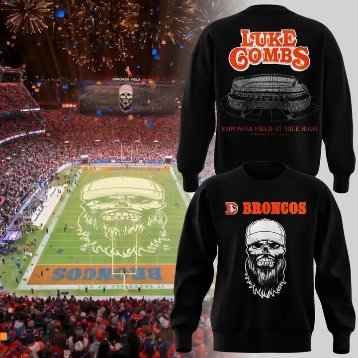 Musemora - Unisex Denver Broncos Sweatshirt - Football