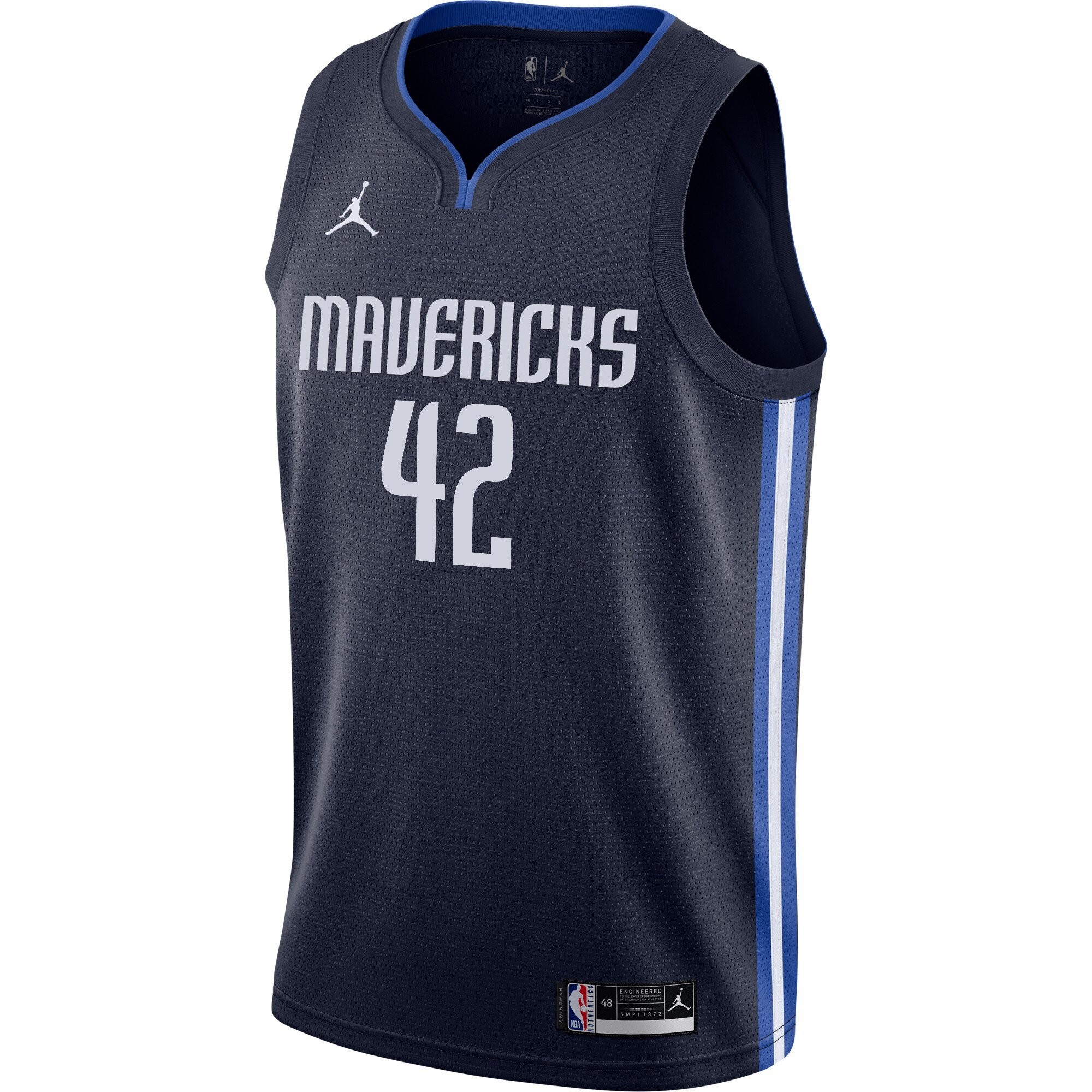 Dallas Mavericks Maxi Kleber Navy Statement Edition Swingman Jersey Mens