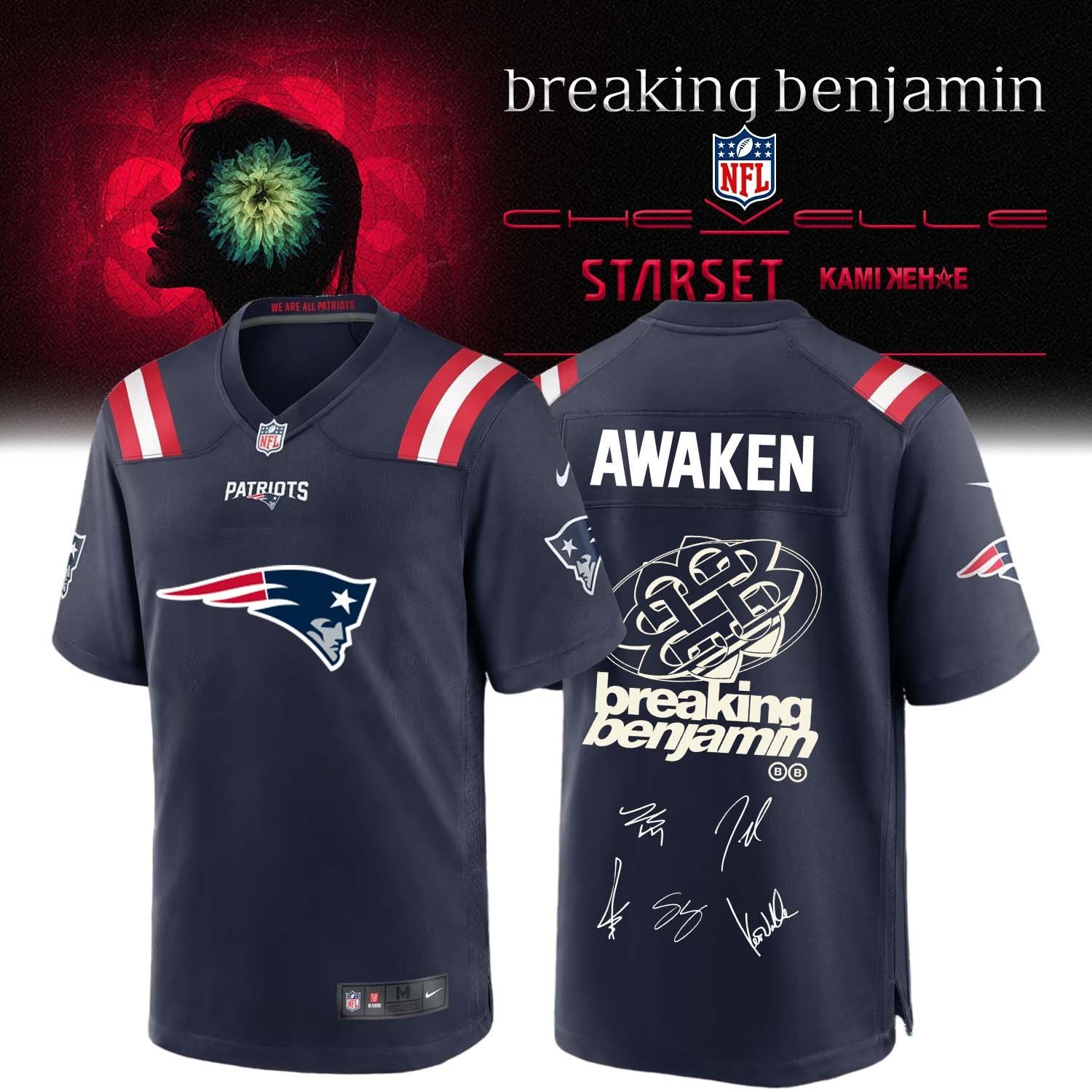 Musemora - Unisex New England Patriots Jersey
