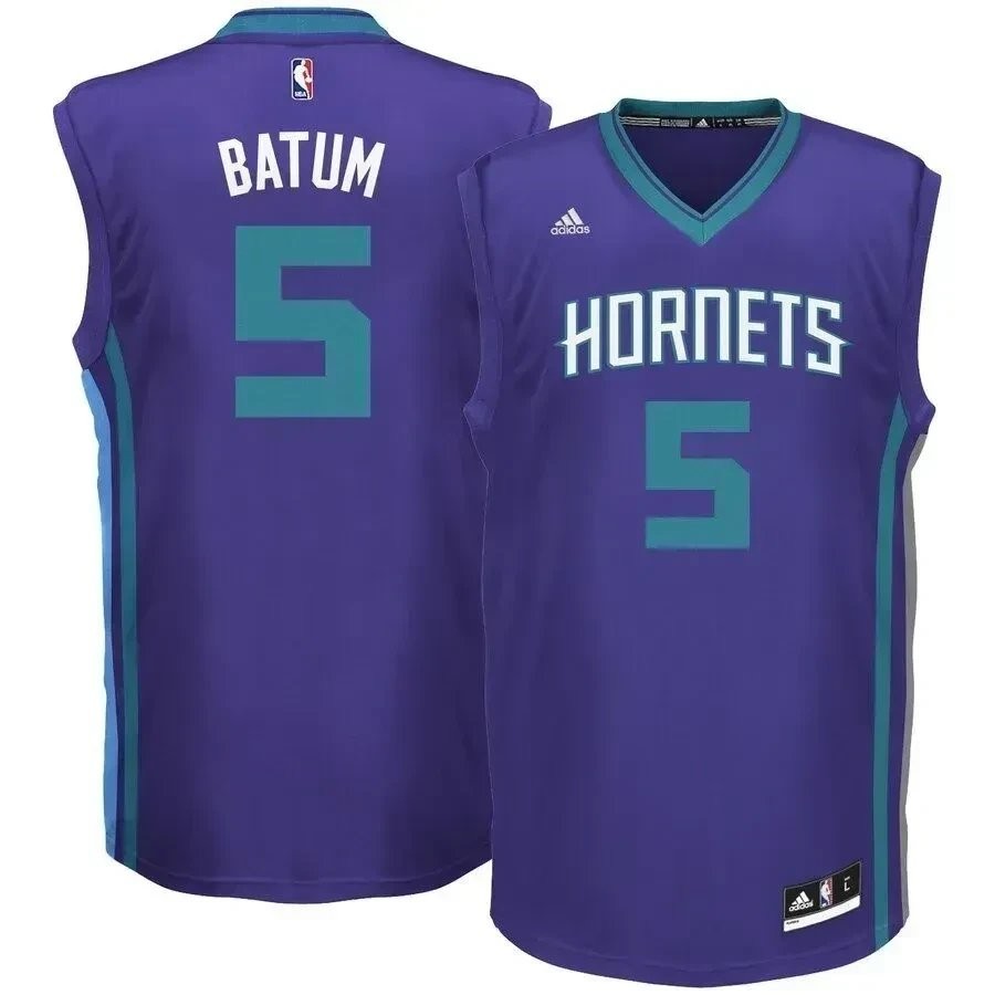 Nicolas Batum Charlotte Hornets Jersey - Purple