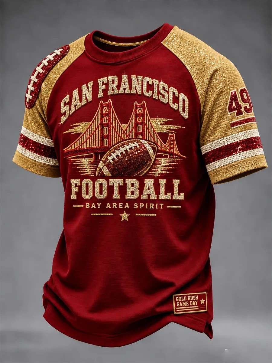 Musemora - Men's San Francisco 49ers T-Shirt - Football