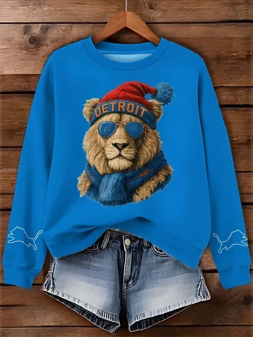 Musemora - Women's Detroit Lions Sweatshirt - Football