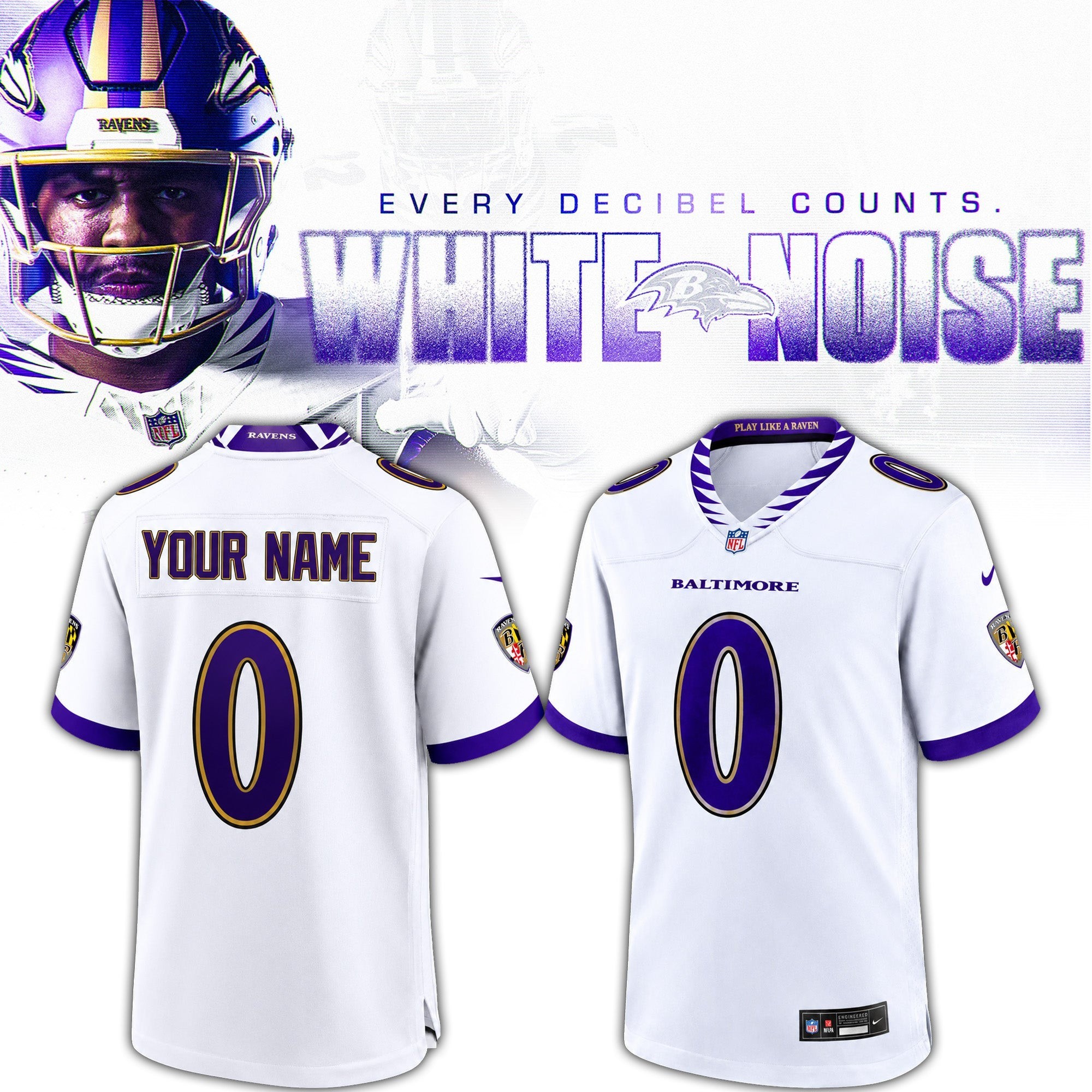 Musemora - Unisex Baltimore Ravens Jersey - Game Day