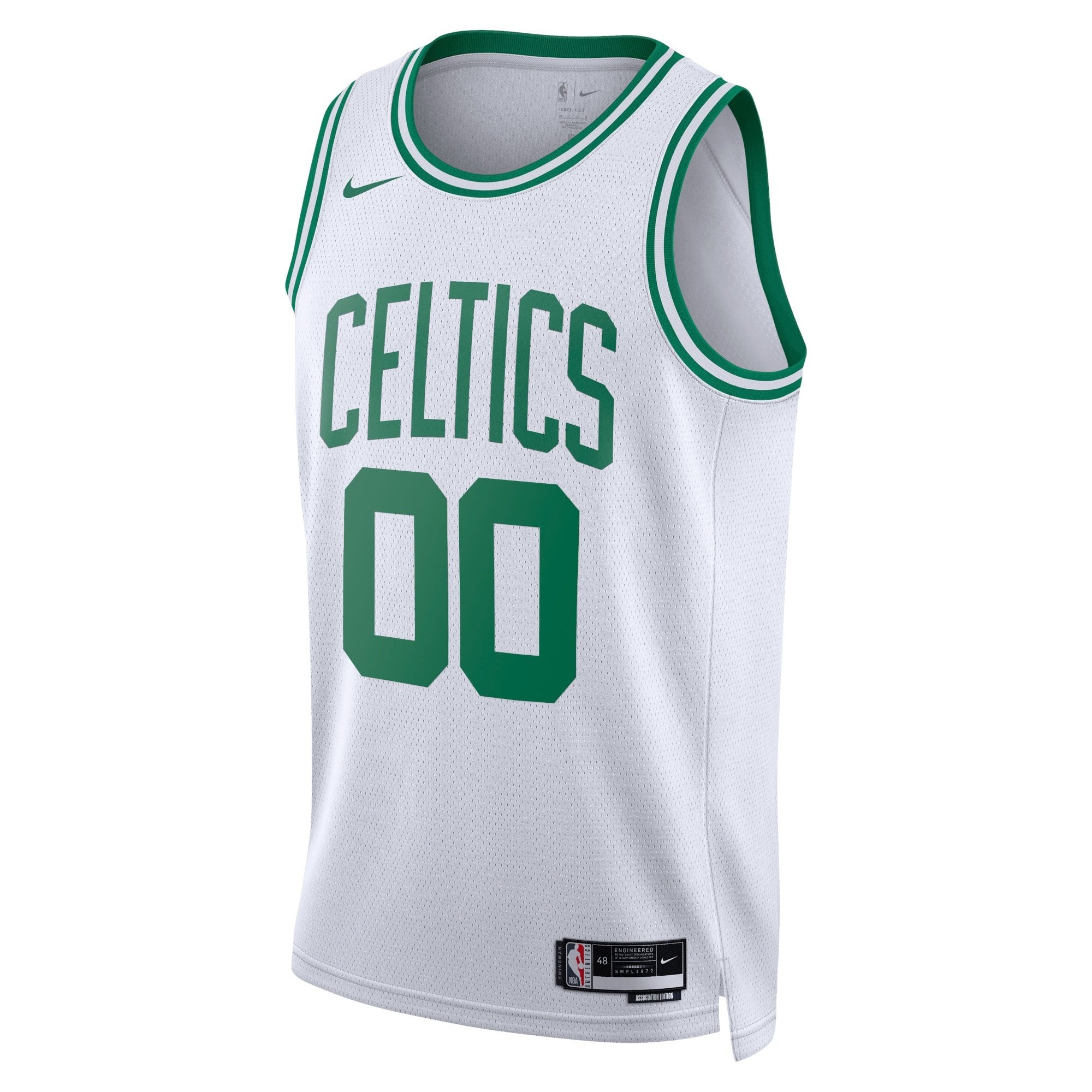 Boston Celtics Association Swingman Custom Jersey Unisex Multicolor