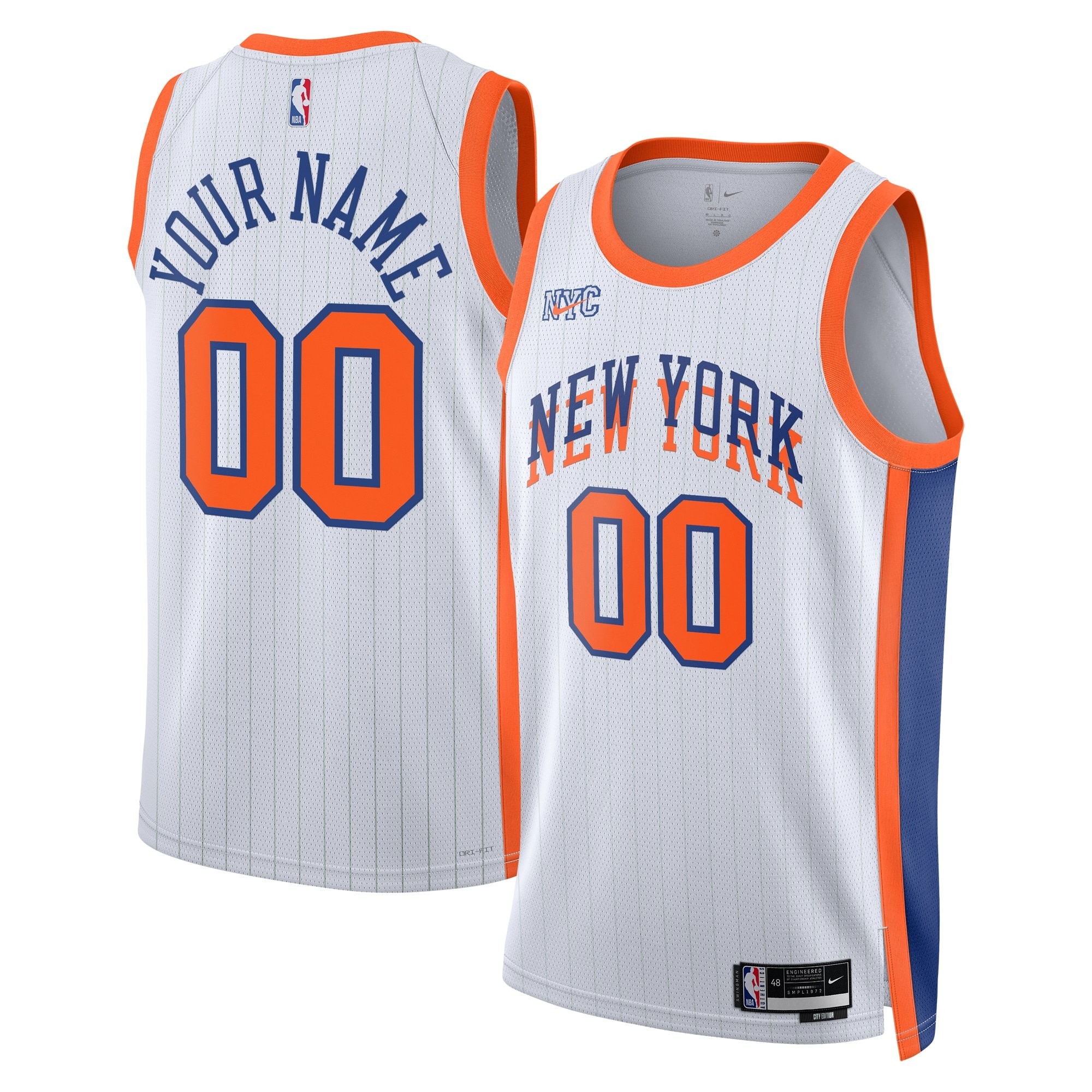 New York Knicks City Edition Swingman Jersey 2024 Custom Unisex Multicolor