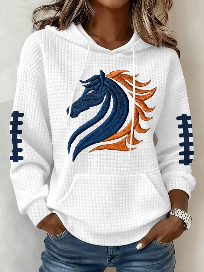 Musemora - Unisex Denver Broncos Hoodie - Game Day Mascot