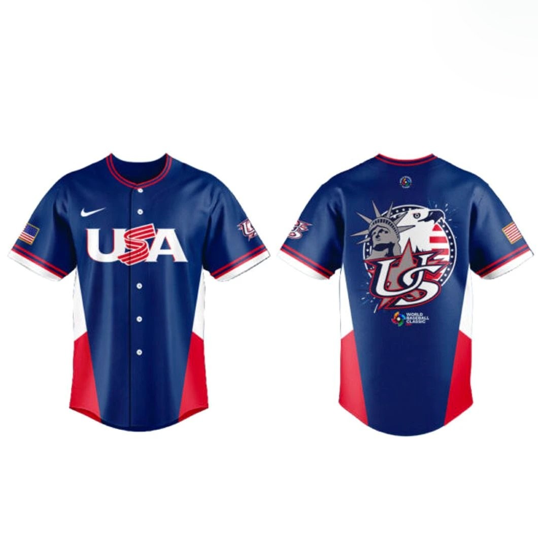 Team USA 2026 World Baseball Classic Navy Baseball Jersey