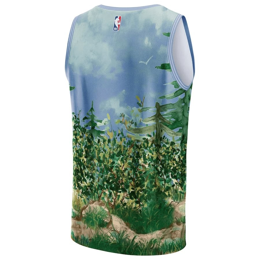 Memphis Grizzlies NBA & KidSuper Studios Unisex Hometown Jersey - Teal - Image 3