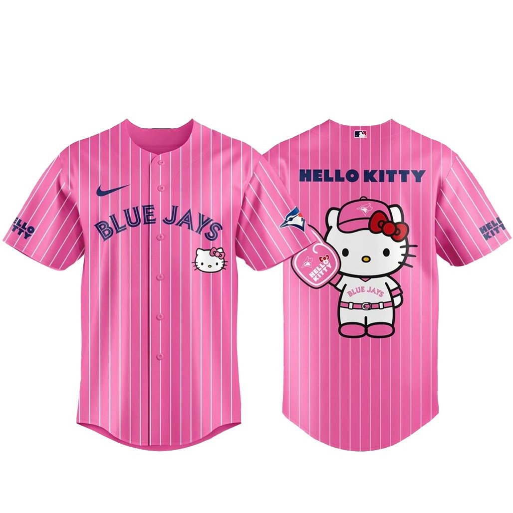Toronto Blue Jays x Hello Kitty 2026 Pink Baseball Jersey