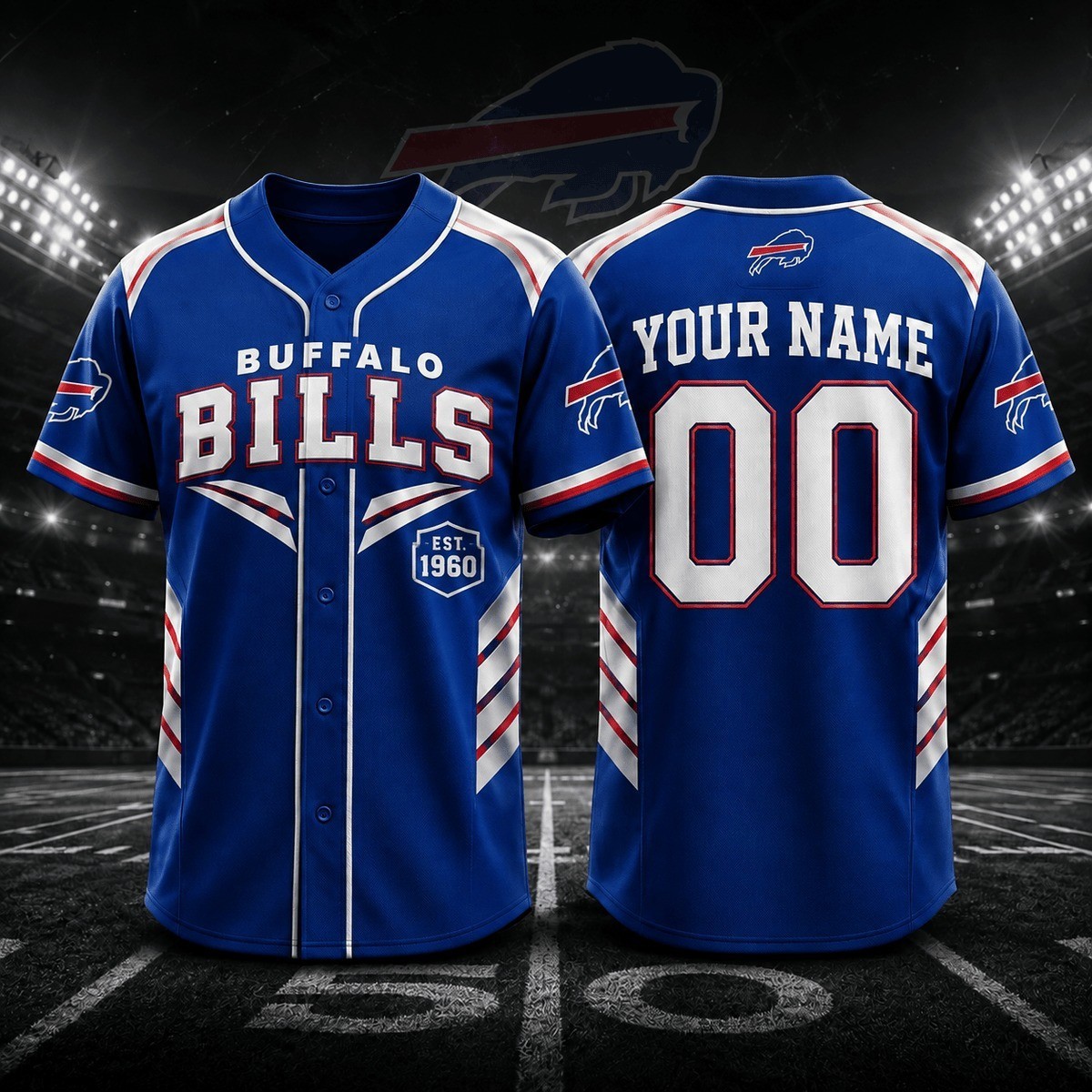 Musemora - Unisex Buffalo Bills Jersey - Game Day Football