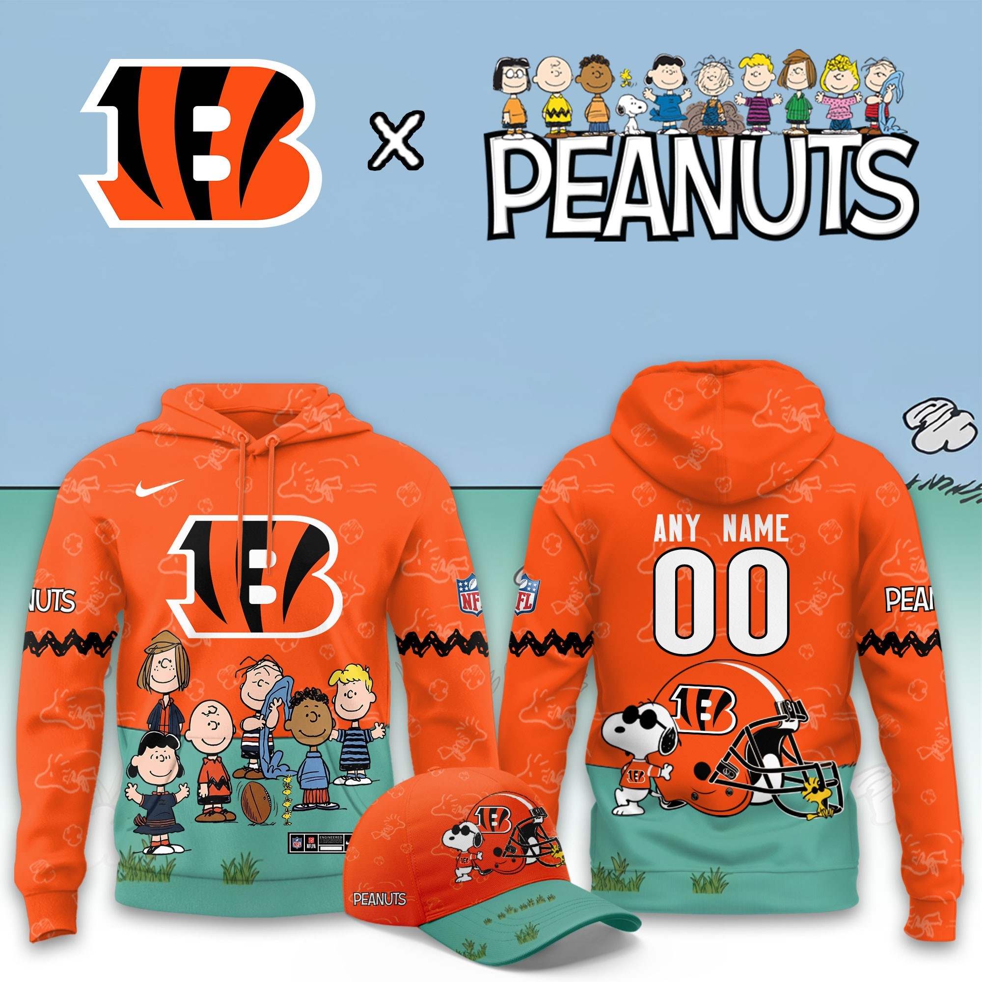 Musemora - Unisex Cincinnati Bengals Hoodie - Fan Gear