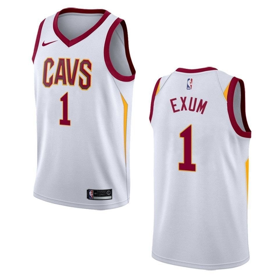 Men's Cleveland Cavaliers Dante Exum Association Swingman Jersey White S-3XL