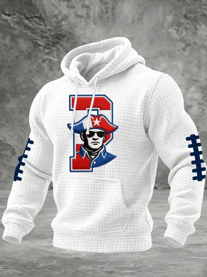Musemora - Men's New England Patriots Hoodie - Game Day