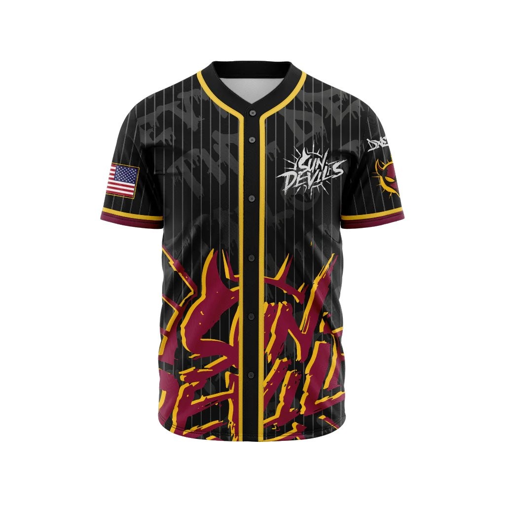 Arizona State University Sublimated Baseball Jersey
