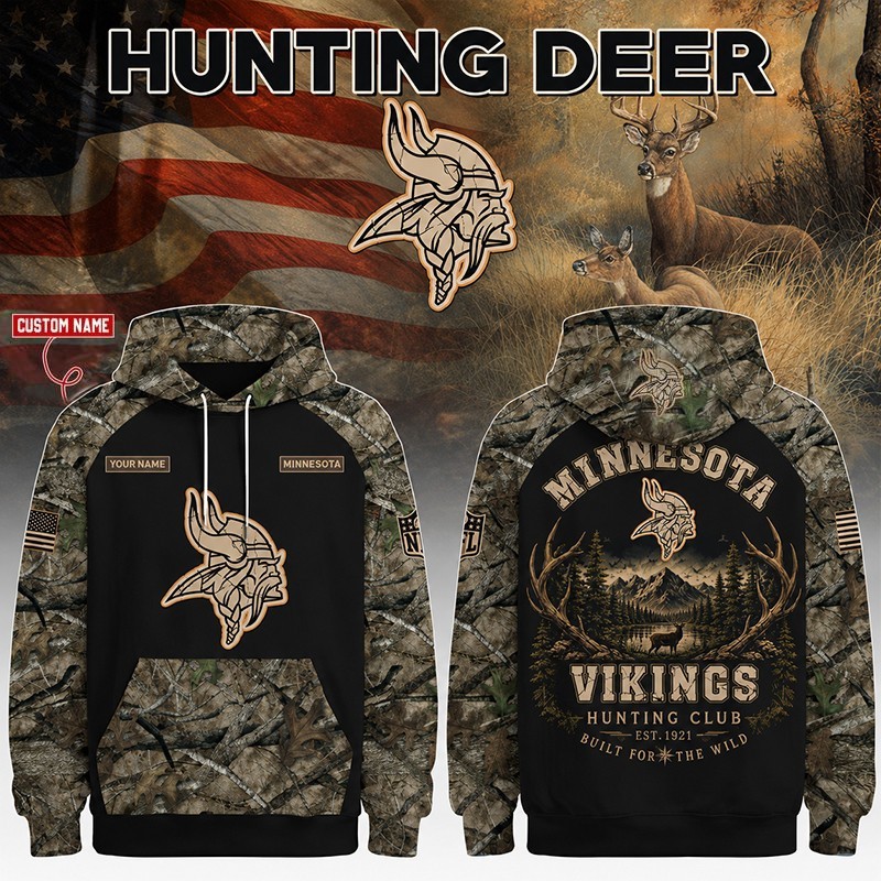 Musemora - Men's Minnesota Vikings Hoodie