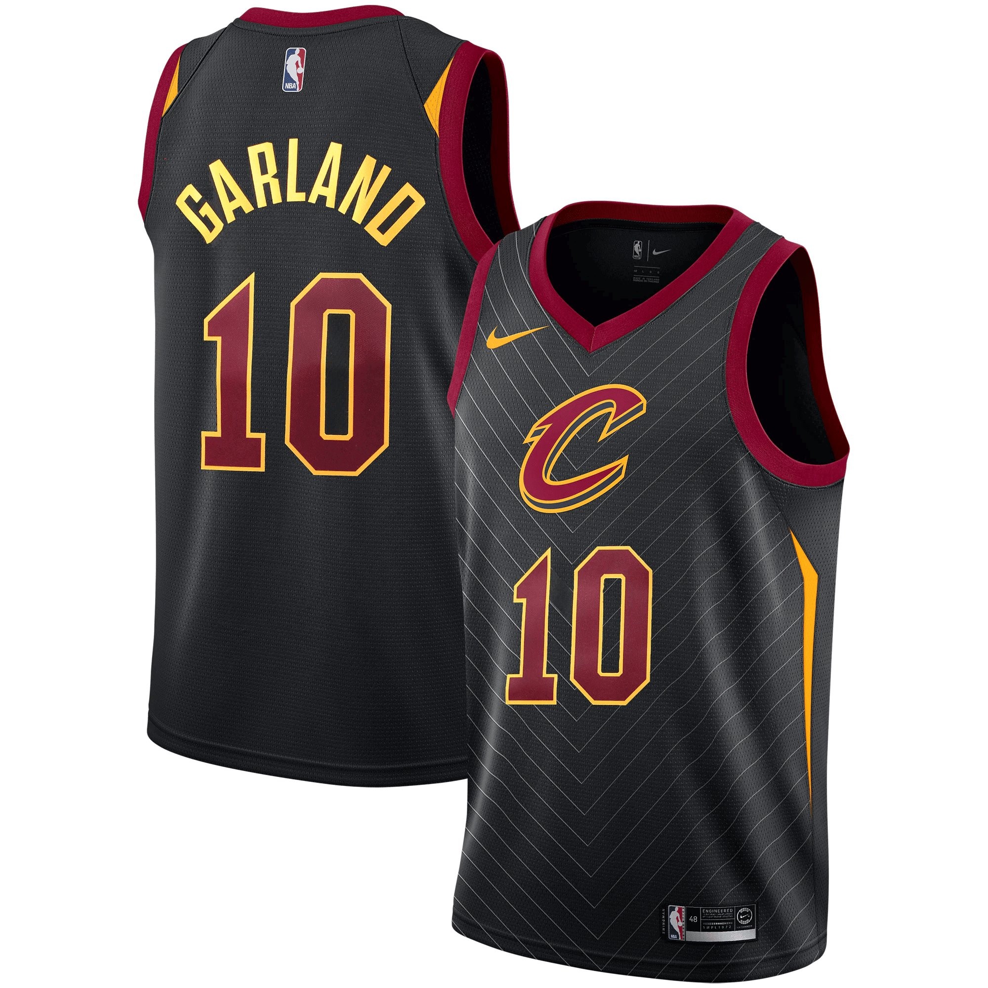 Darius Garland Cleveland Cavaliers Swingman Jersey - Statement Edition - Black Jersey