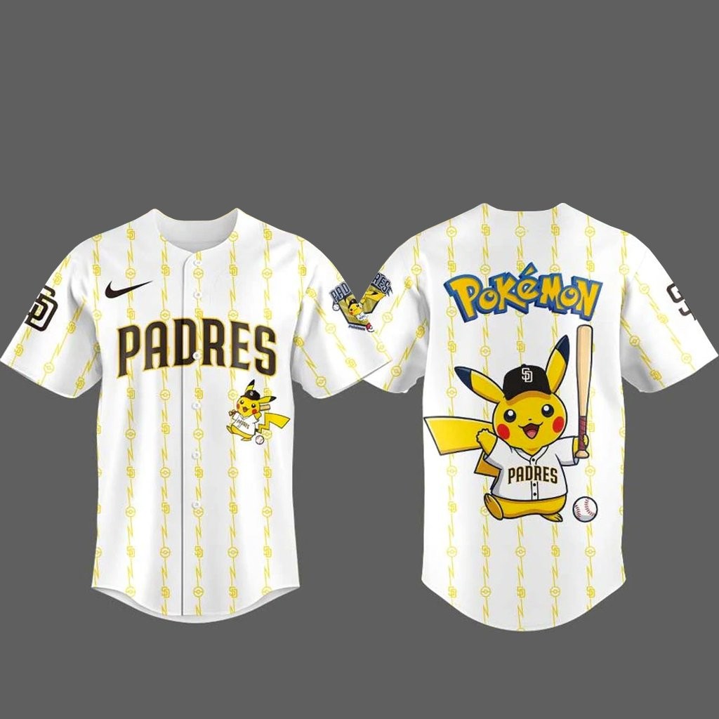 San Diego Padres x Pokemon 2026 Baseball Jersey