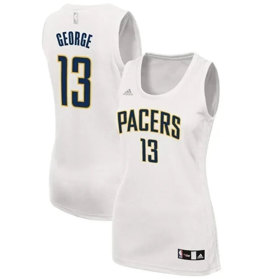 Paul George Indiana Pacers Women's Fashion Jersey - White