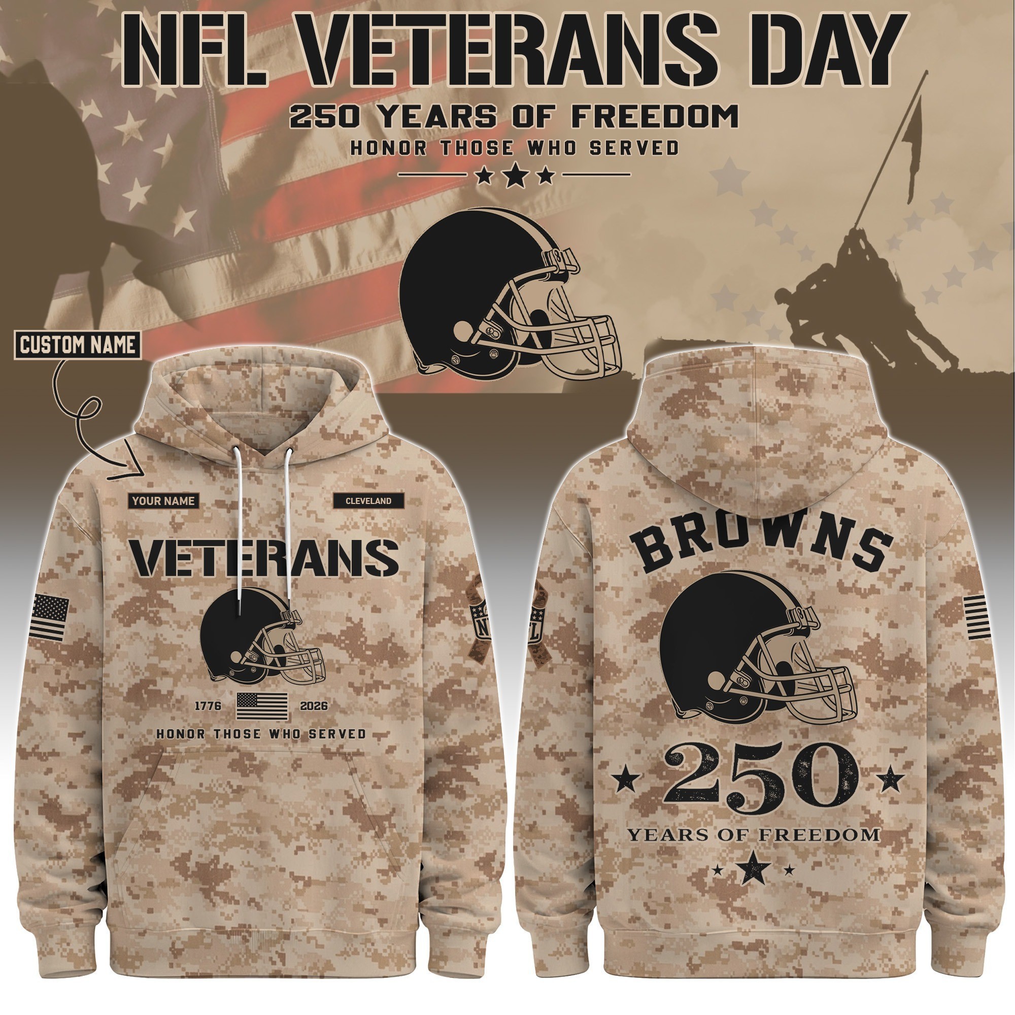 Musemora - Unisex Cleveland Browns Hoodie