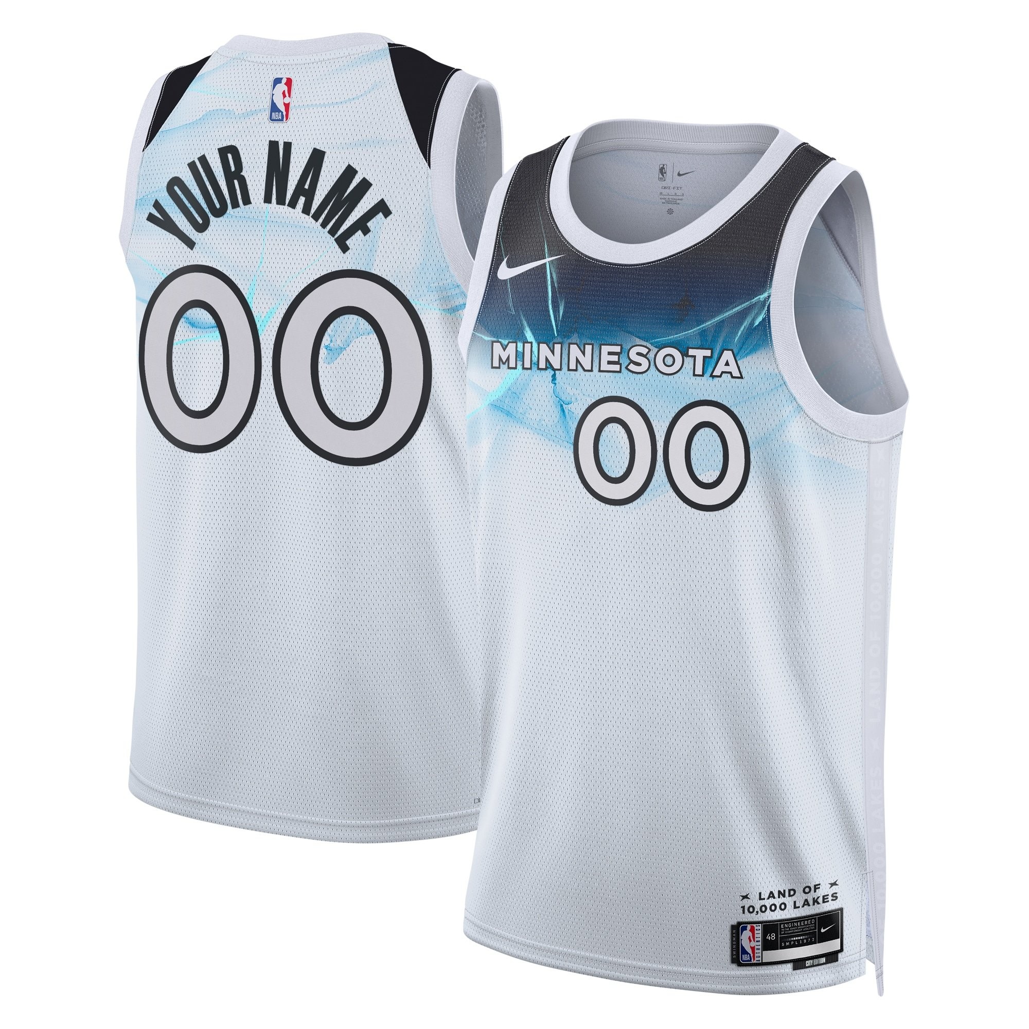 Minnesota Timberwolves City Edition Swingman Jersey 2024 Custom Unisex Multicolor