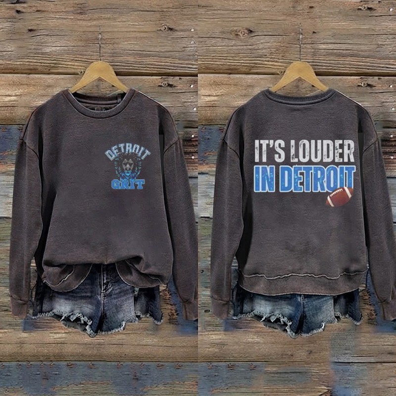 Musemora - Unisex Detroit Lions Sweatshirt - Football